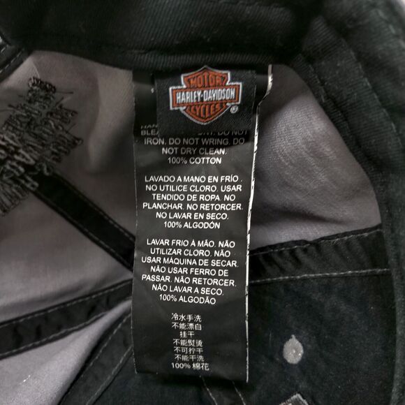 Harley-Davidson Motorcycles Strapback Hat Gray One Size Live The Legend - Picture 8 of 8